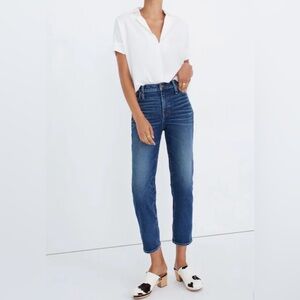 MADEWELL Mid-Rise Classic Straight Leg Stretch Jeans Women’s Size 27
